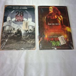 Horror Movie Tin Sign Lot - 28 Weeks Later & Fear Street 1978 Metal Posters