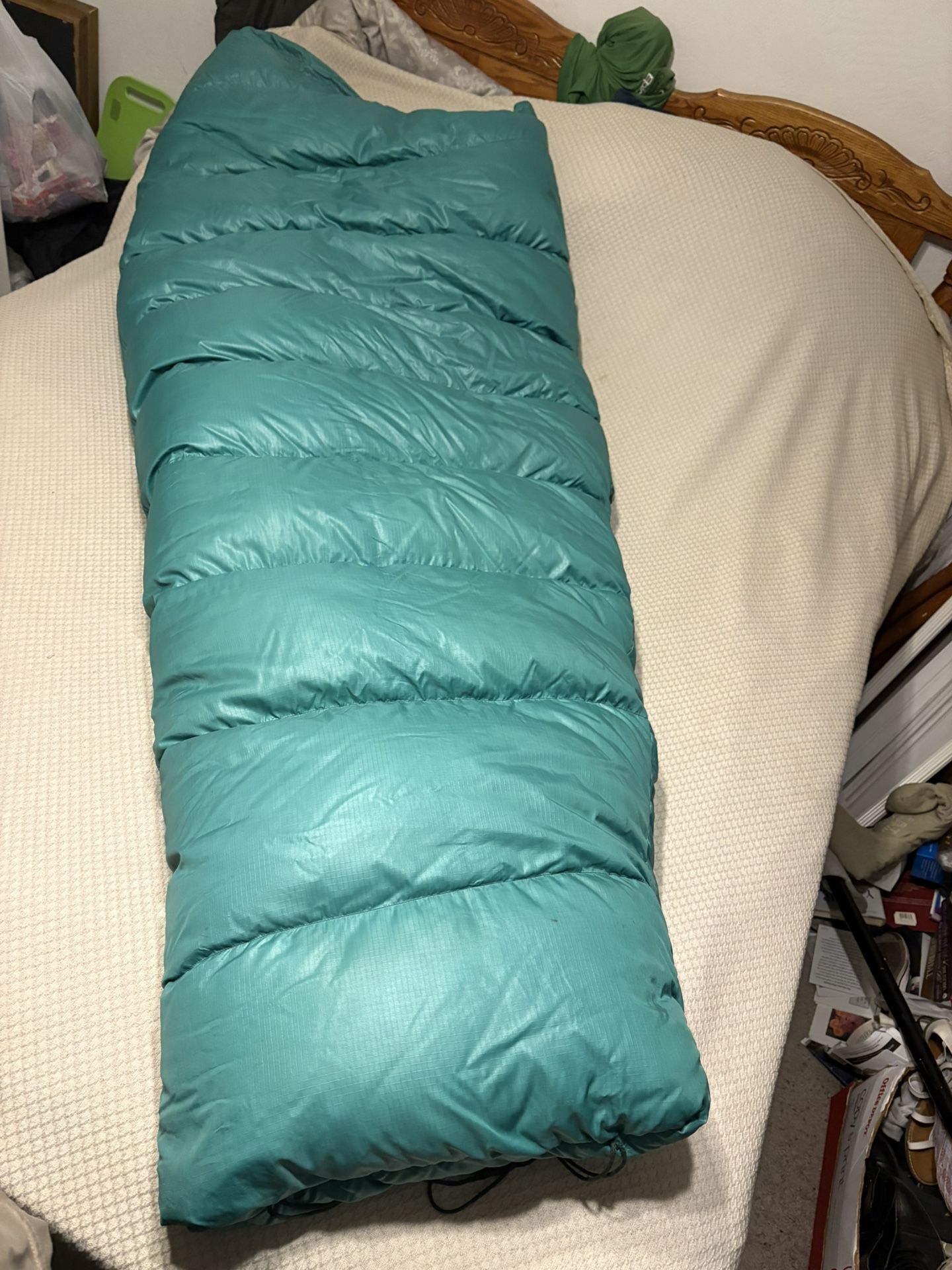 New 4 Seasons Expedition Down Sleeping Bag Custom 78”l 30” To 18” At Foot 10 “ Of Loft Cost $680 Asking $298