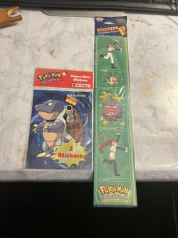 Sealed Pokemon 1999 Stickers 