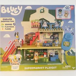 Bluey Let's Play Chef Supermarket Playset