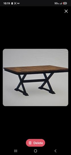 Wildenauer Dining Extension Table In Brown/Black