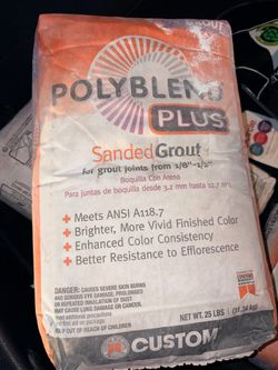 Polyblend Plus #640 Arctic White 25 lb. Sanded Grout