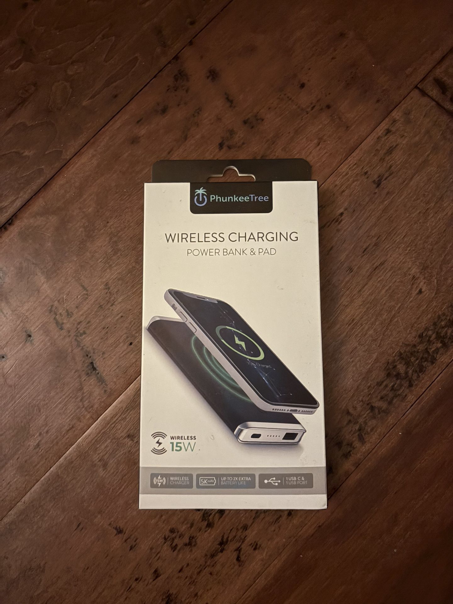 PhunkeeTree WIRELESS CHARGING Power Bank and Pad
