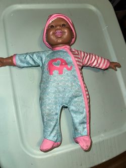 Baby Doll with Elephant Outfit and Hat