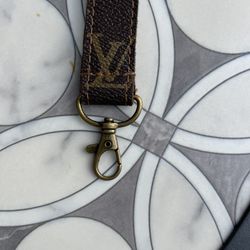 Louis Vuitton Upcycled Loop Keychain 