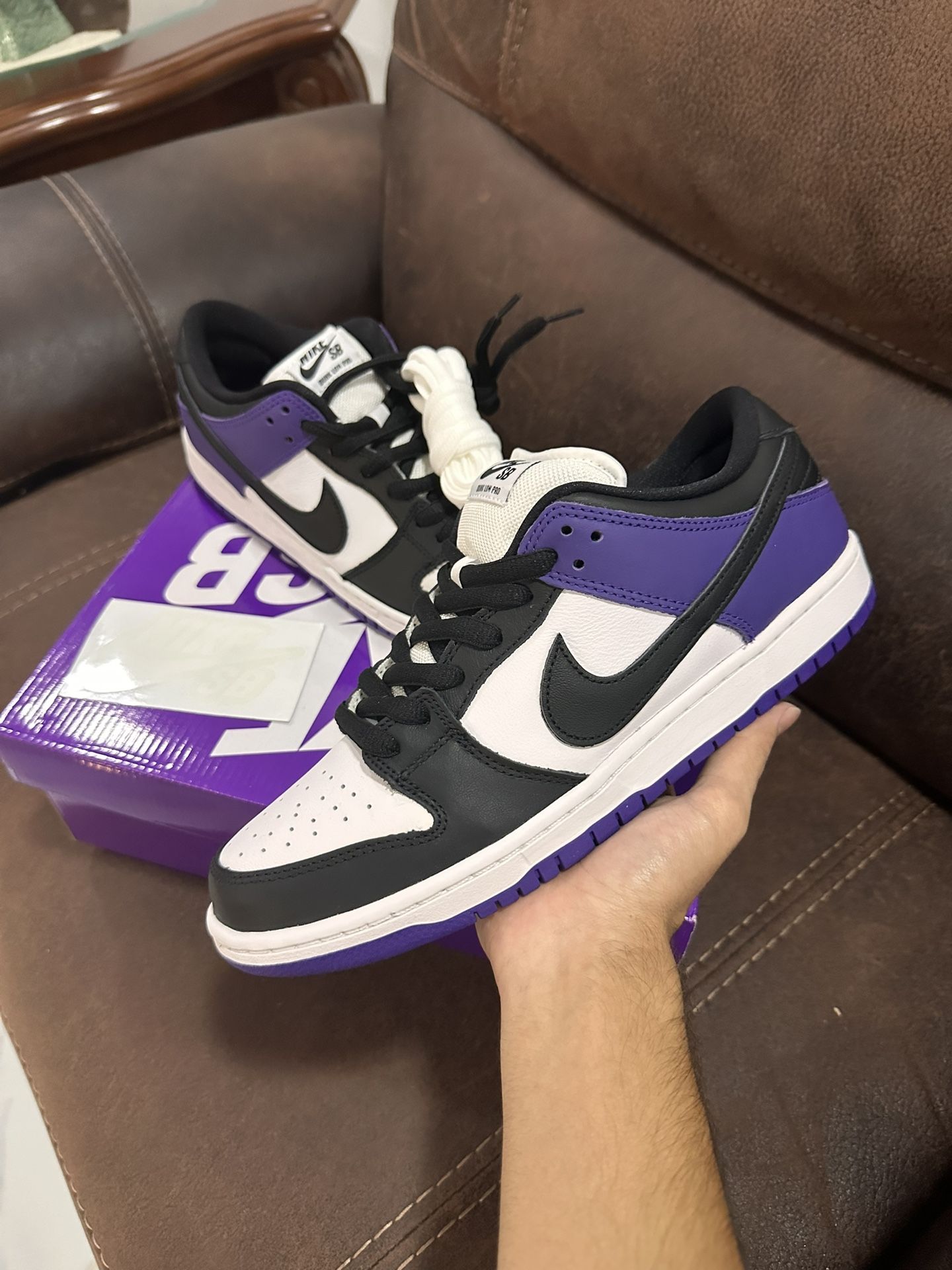 Nike Dunk SB Low Court Purple Size 10 (BrandNew + OGAll)