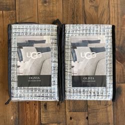 2 Horizon Blue UGG Shams 