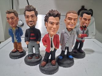 NSYNC  Bobbleheads boy band. Collectible 2001  VTG.   Good Condition.