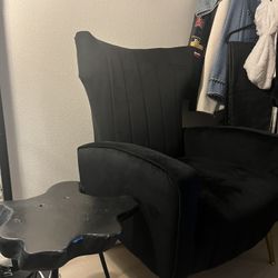 Modern Armchair And Side Table 