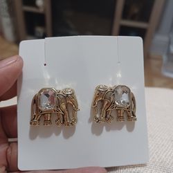 Elephant Stud Earrings 