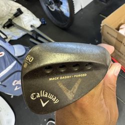 Callaway Mack Daddy Forged 60 Degree Wedge