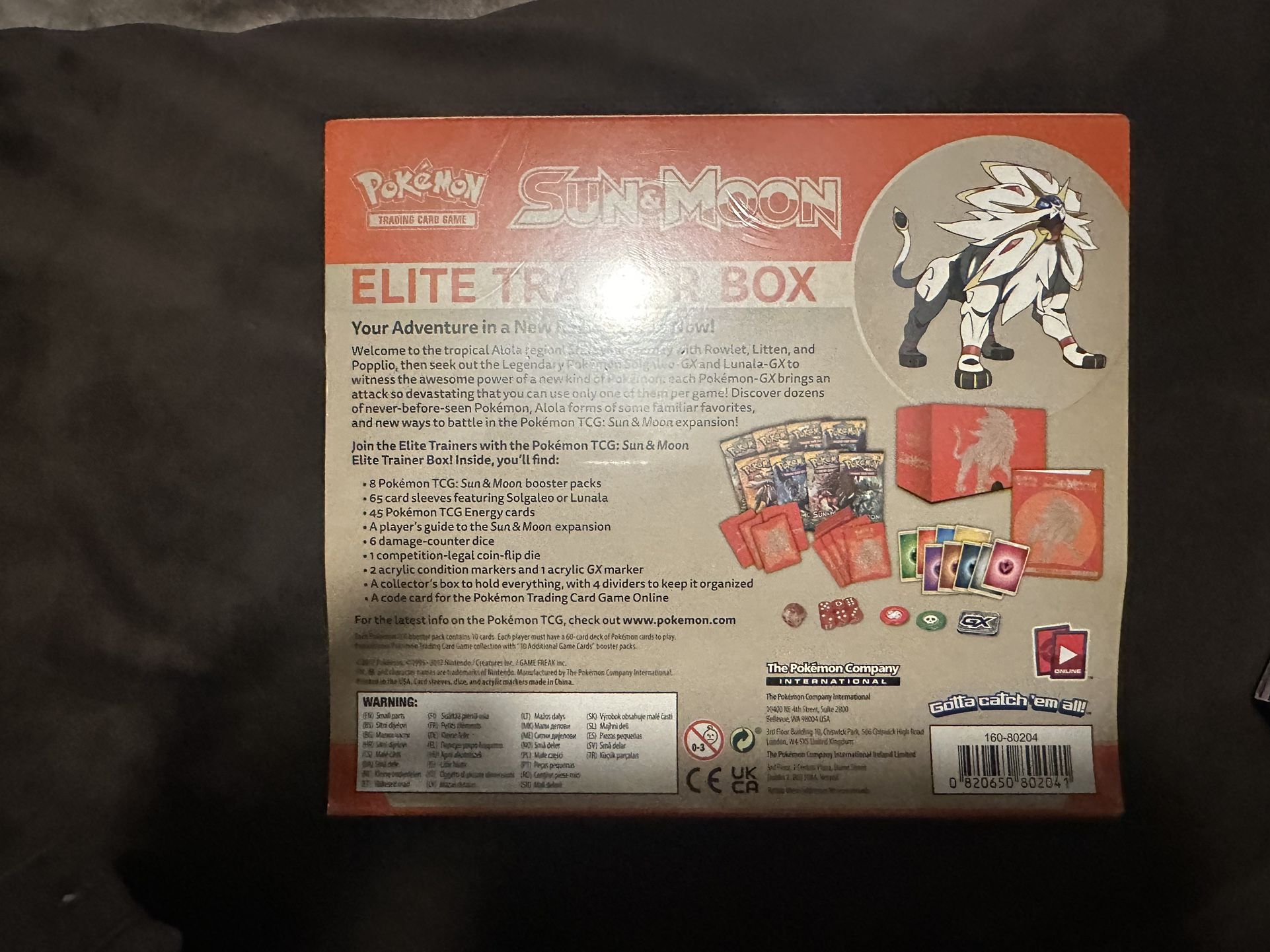 Pokemon TCG Sun And Moon Solgaleo