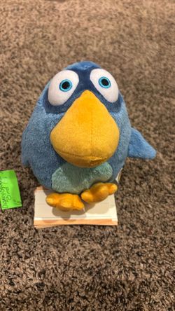 9” Rare -For The Birds /small Bird Squeaks Stuffed Animal