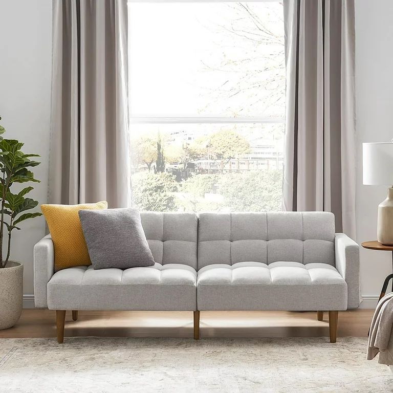 Light Gray Couch ποΈ New In Box π¦ Folds Down Into A Bed ποΈ