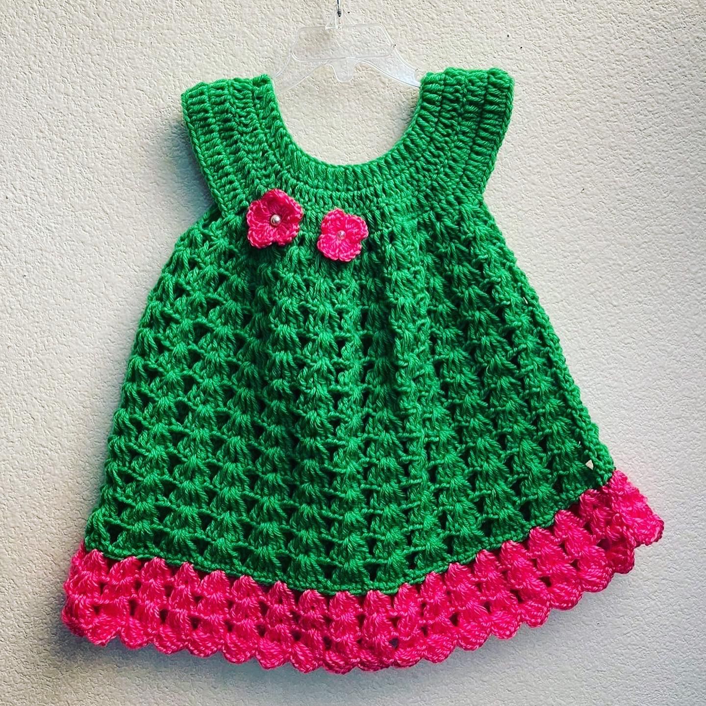 Crochet ๐งถ Baby Girl Dress