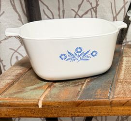Corning Ware Blue Cornflower Casserole Dish