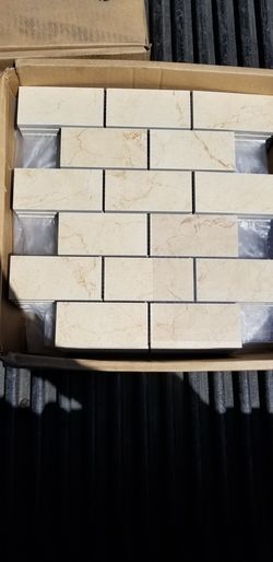 Ceramic tile back splashes