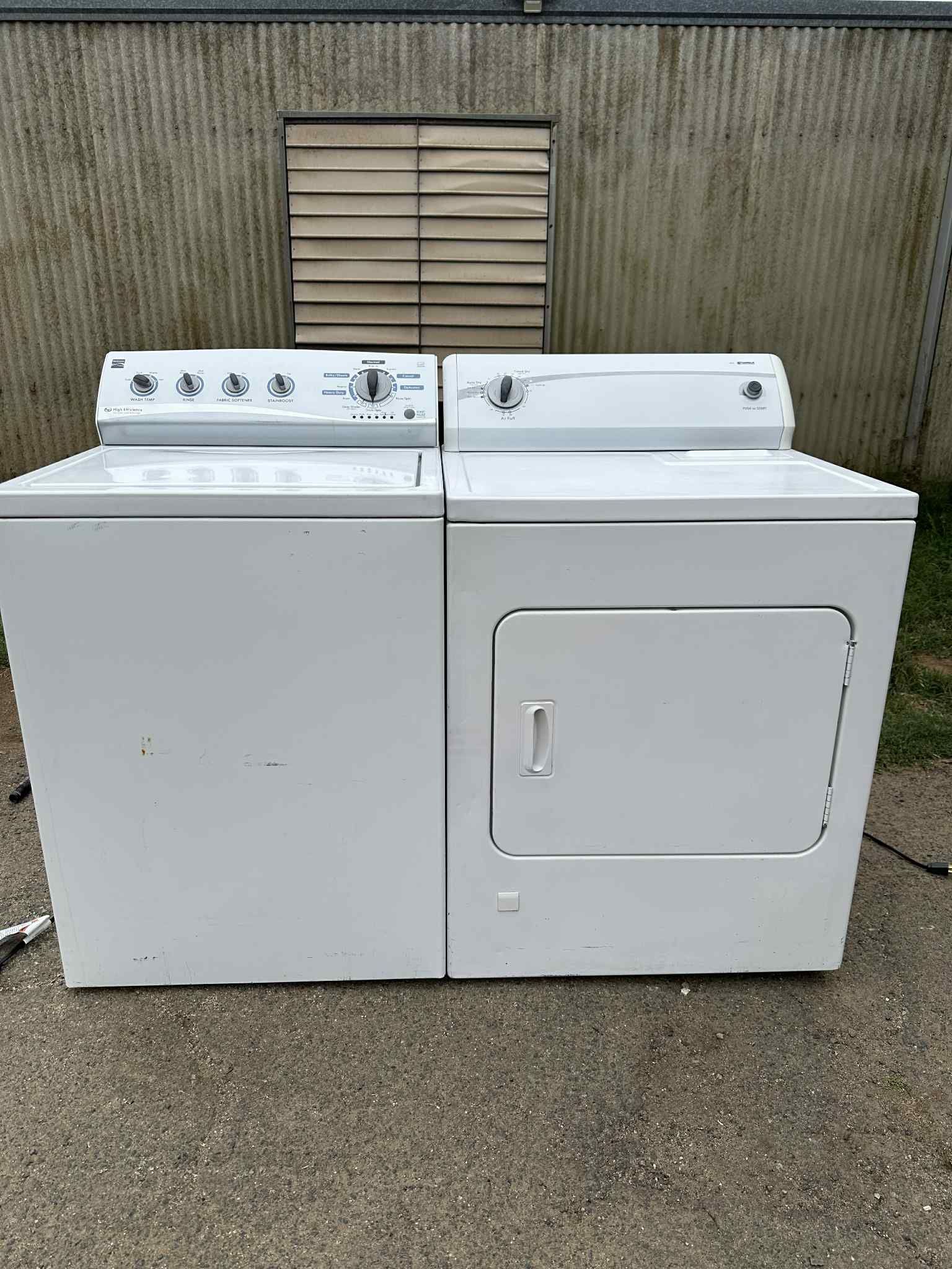 Kenmore Washed And Gas Dryer
