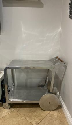 Mid century modern alcohol cart