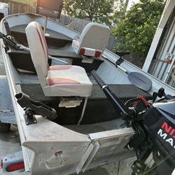 Valco 14’ 15’hp Nissan Marine 4 Stroke 