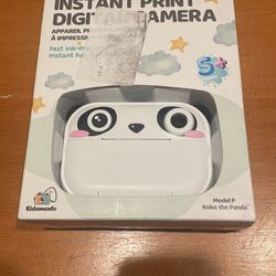 Instant Print Digital Camera Model P Koko The Panda
