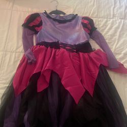 Girls Witch Dress Size 7/8