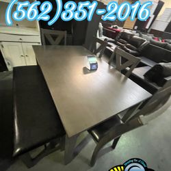 Grey table + Chairs Set 