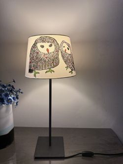 IKEA Lamp with owl lampshade