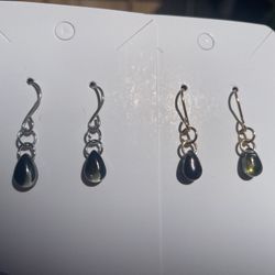 Beaded Teardrop Earrings 
