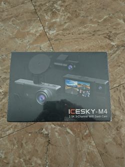 ICESKY-M4 3-channel wifi Dash cam 4k 24h parking mode new firm price