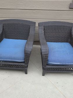 Expensive 2 Pario Patio chairs 450 washable cushions washable cushions