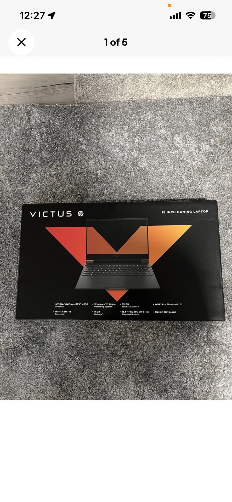 HP Victims 15 β Gaming laptop Brand New Unsealed