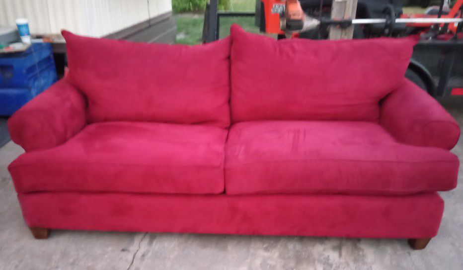 Microfiber Couch...Super Soft And Comfy
