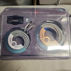 Aunex 8G OFC Amplifier Installation Kit With High End RCAs
