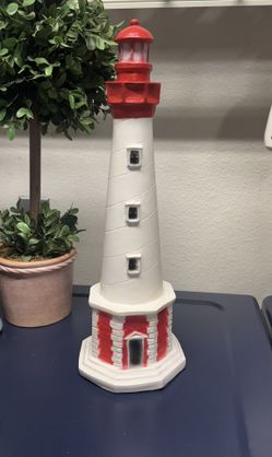 Vintage Resin lighthouse Decor