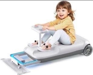 SALE! New Kids Electric Go Cart with Flashing Lights and Mopping Function