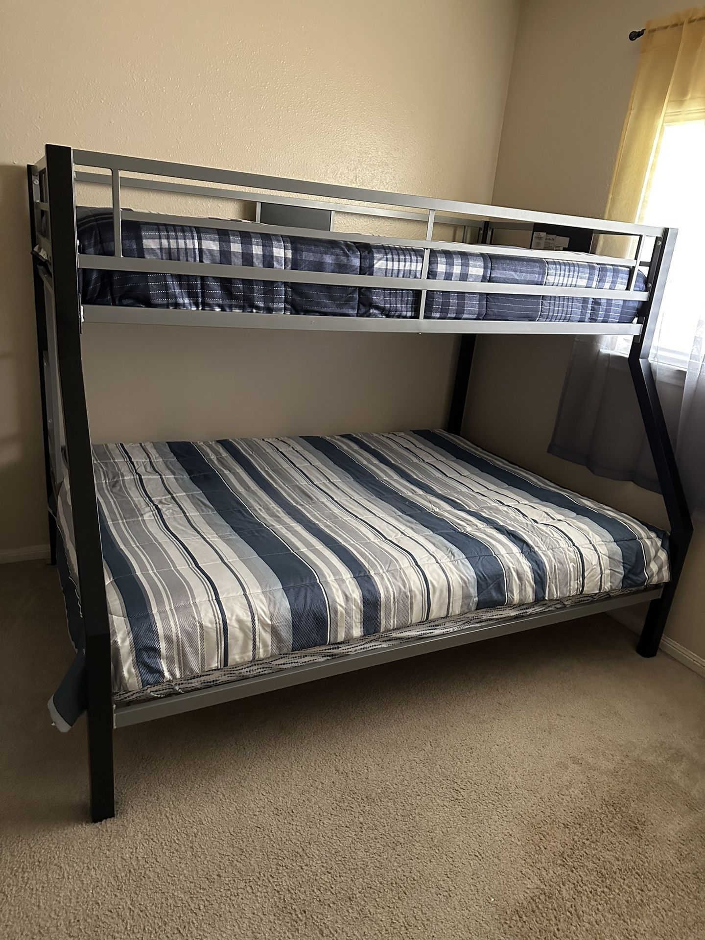 Bunk Bed (Ashley) with Mattresses (Queen and Full)