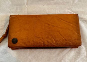 RARE LA GALLERIA / ARROSTO (ANTIQUE COLOR LONG WALLET) WITH UNEVEN DYEING AND SHADOW FINISH from Japan.