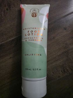 New foot lotion eucalyptus verbena