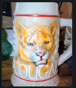 The Cougar Ceramic Beer Stein