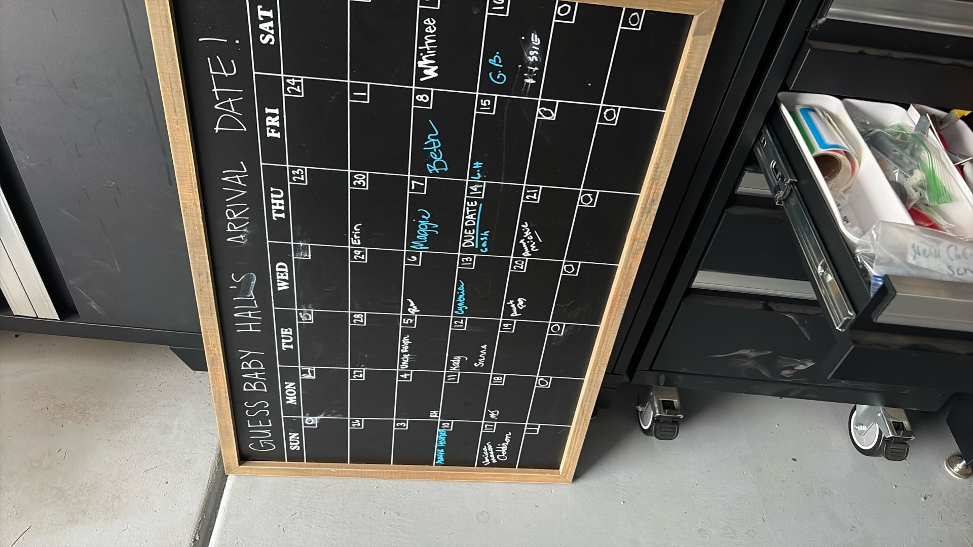 Calendar! Chalk Marker 