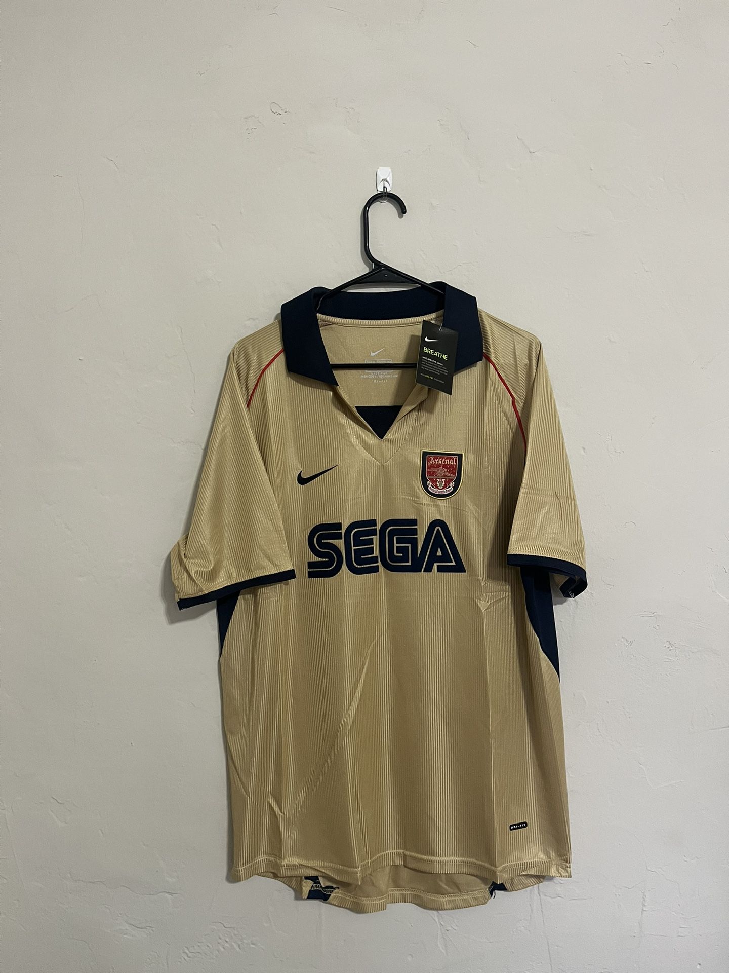 Arsenal 2001-02 Away Jersey XL (slim Fit)