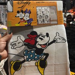 Disney Mickey And Minnie Shower Curtain 