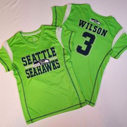 Seattle Seahawks RUSSELL WILSON Girls Jersey Top M, L