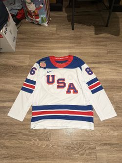 Team USA Jack Hughes Hockey Jersey