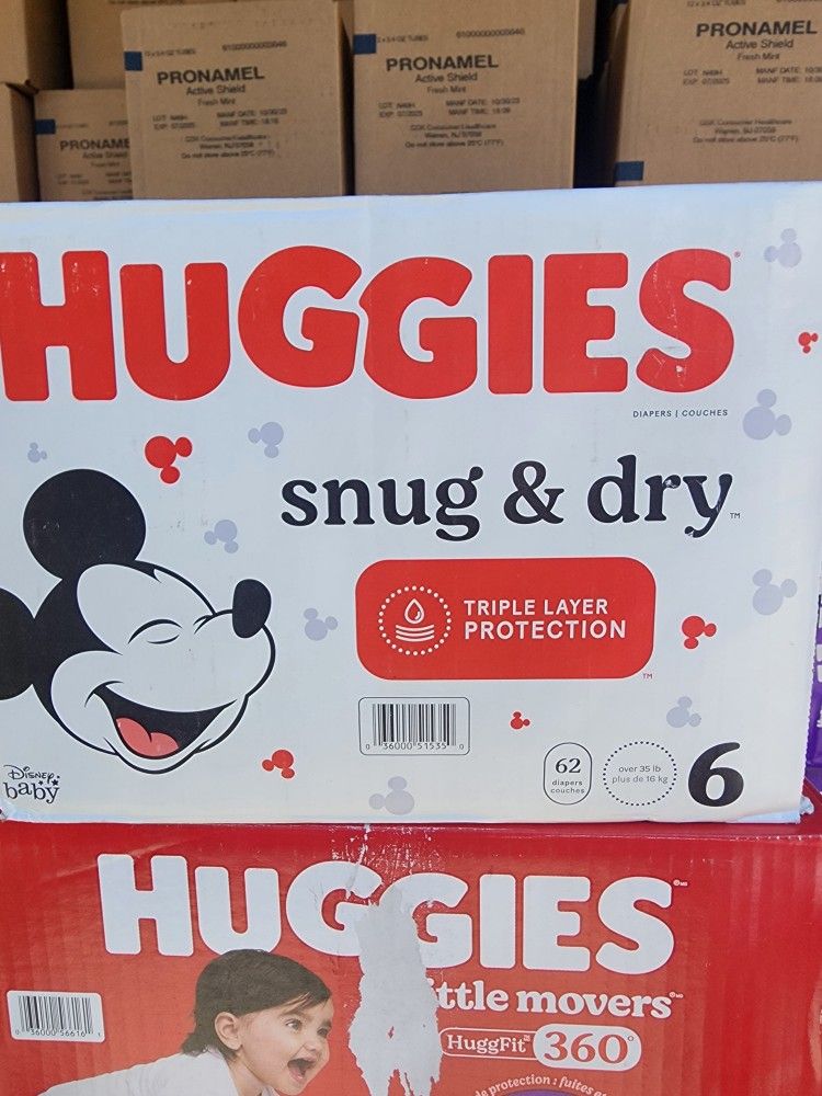 Huggies 6 $20 Each Box. Price Is Firm.