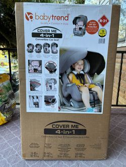 Comfort, safety and versatility combine on this Baby Trend Cover Me 4-in-1 Convertible Car Seat.