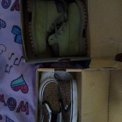 Child Timberland Boots, And Van's new