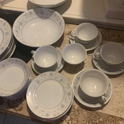 31Pcs Fine China English Garden Japan 