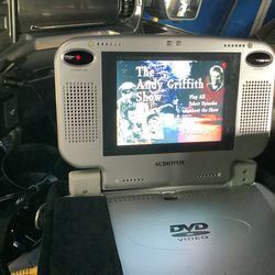 Audiovox VBP 4000 Video in a bag system with detachable 5.6” LCD monitor and dvd player